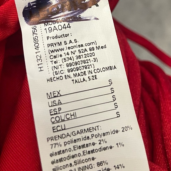 New! Leonisa Sculpting Macramé Back Strapless One-Piece Swimsuit 27659 - Picture 7 of 8